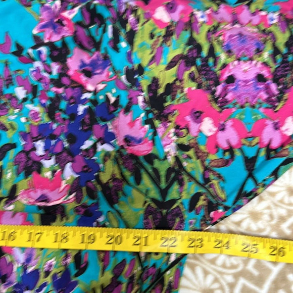 NWT Nicole Miller Floral dress SzL Called Mirrored Bloom. Sz L - Picture 6 of 10